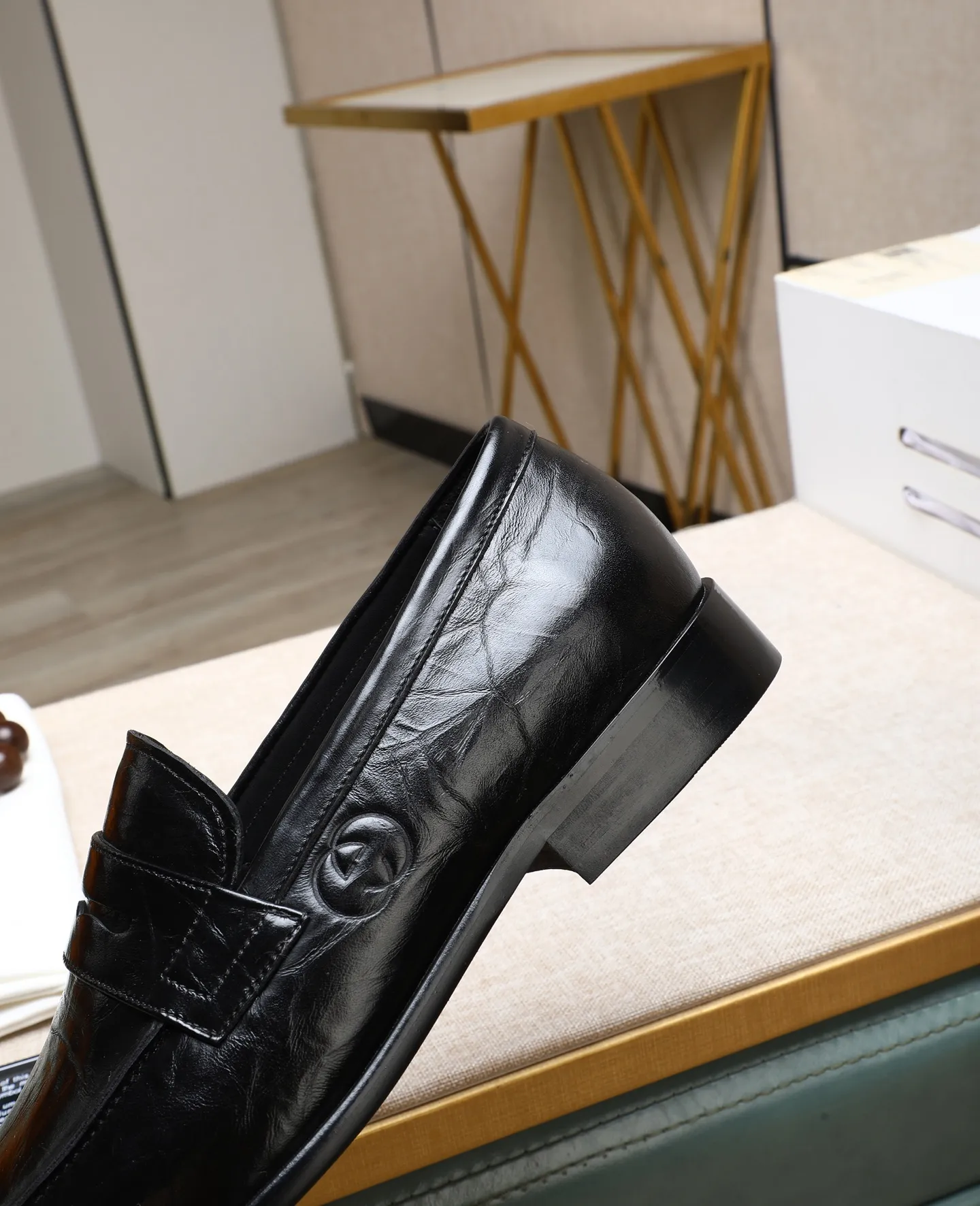 Men's shoes 💰500📛📛Original (water-dyed cow lining) GUCCI official website formal shoes🌀 Italian🇮🇹imported cowhide➕Top imported water-dyed cowhide lining💋Finely handmade Original bottom, the real thing looks better when photographed in person Standard size 38-44 (45 46 custom-made)